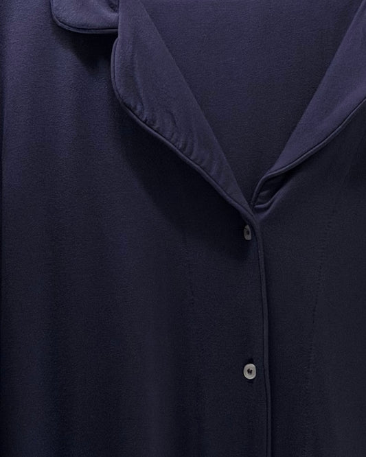 Dark Navy Long Sleeves Pajama