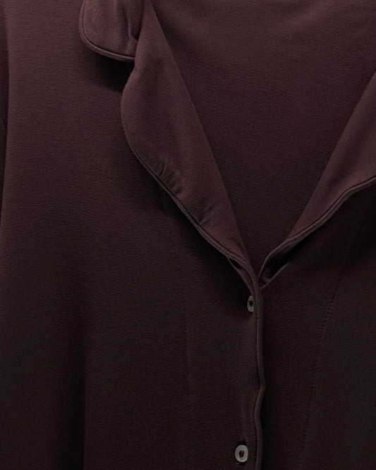 Cocoa Brown Long Sleeves Pajama